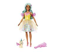 Barbie - Coffret Poupée A Touch of Magic Teresa - Tenue de fée, figurine lapin, accessoires