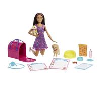 Barbie Adopt Puppets Purple Dress Doll Doré Enfants