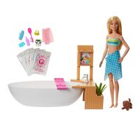 Barbie - Coffret Bain Coloré avec Poupée