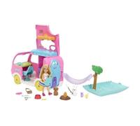 Barbie - Coffret Barbie Camping-Car de Chelsea - Poupée Mannequin - 3 ans et +