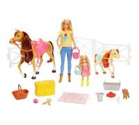 BARBIE Coffret Barbie et Chelsea Amies des Chevaux