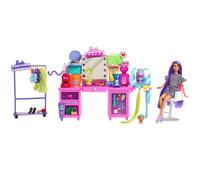Barbie - Coffret Barbie Extra Studio De Mode - Accessoire Poupée Mannequin - Dès 3 Ans