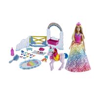 Barbie Coffret Mattel GTG01 Princesse Dreamtopia et son Bébé Licorne