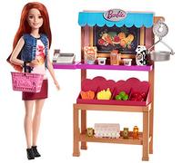 Barbie - Coffret Barbie Stand de Fruits et Légumes, FJB27