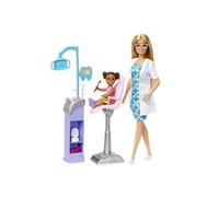 Barbie - Coffret Cabinet Dentaire - Poupée Mannequin - 3 Ans et +