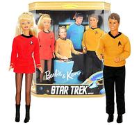 Barbie Coffret Cadeau et Ken Star Trek