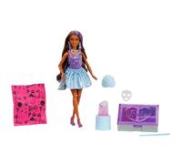 Barbie Coffret Cadeau Surprise Série Le Gala Enchanté avec 10 Surprises Dont Une poupée Violette Scintillante Qui Change de Couleur, JFY66