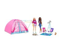 Barbie Thing Of Two Malibu And Brooklyn With Camping Tent Doll Rose