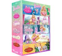 Barbie - Coffret : Casse-Noisette + Raiponce + Le Lac des cygnes + Les Trois Mousquetaires + La Magie de Noël