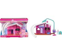 Barbie Coffret Chalet de Ski Mini BarbieLand avec Maison de poupée Comprenant la Maison de Rêve de en Petit Format, Une poupée Surprise de 4 cm,v(Les Styles Peuvent Varier), JFY51