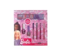Barbie Coffret Cosmétique 7 Pièces 4gloss+1 Ombre+2 Vernis à Ongles