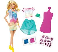 Barbie Coffret Crayola Poupée Et Vêtements Lavables à Customiser avec Tampons, Accessoires Inclus, Jouet pour Enfant, FRP05
