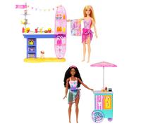 Barbie - Coffret Malibu Et Brooklyn - Poupée Mannequin - 3 Ans Et +