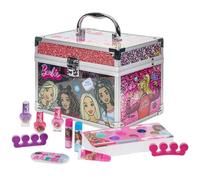 Barbie Coffret Maquillage Enfant Gloss & Vernis avec Valise Beauté