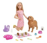 Barbie Coffret naissance des chiots et accessoires Mattel