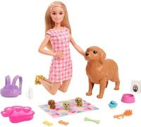 Barbie - Coffret naissance des chiots - Poupée mannequin - Des 3 ans HCK75