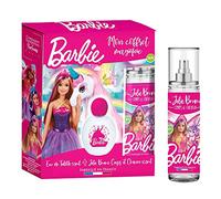 BARBIE coffret-parfum Eau de Toilette enfant fille 30ml + Brume parfumée Corps et Cheveux 100ml Senteur Florale-Fruitée Fabriqué en France