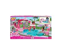 Barbie - Coffret piscine de rêve avec 6 espaces de jeu