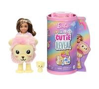 Barbie Coffret Poupée Mannequin Chelsea Cutie Reveal Série T-Shirt Confort Incluant 6 Surprises avec Changement De Couleur, Costume Lion en Peluche, Jouet Enfant, A Partir De 3 Ans, HKR21