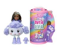 Barbie Coffret Poupée Mannequin Chelsea Cutie Reveal Série T-Shirt Confort Incluant 6 Surprises avec Changement De Couleur, Costume Caniche en Peluche, Jouet Enfant, A Partir De 3 Ans, HKR20