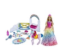 Barbie Coffret Mattel GTG01 Princesse Dreamtopia et son Bébé Licorne