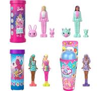 Barbie Coffret Poupées et Accessoires Mini Barbieland Reveal, avec poupées de 3,8 cm et Surprises colorées (Les Styles Peuvent Varier), JCB27