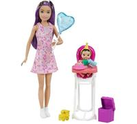Barbie Coffret Skipper Babysitter Anniversaire - Poupée Mannequin - Dès 3 ans, Poupée