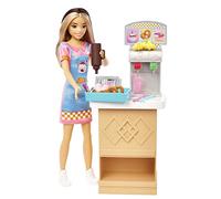 Mattel Poupée Skipper First Job Snack Bar Playset Hkd79