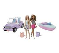 Barbie - Coffret Véhicules et Poupées