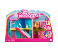 Barbie Coffrets Maison de Poupée Mini-BarbieLand, comprenant la Maison de Rêve de Barbie en petit format, une poupée Barbie surprise de 3,8 cm, du mobilier, des accessoires, 4 ans +, HYF46