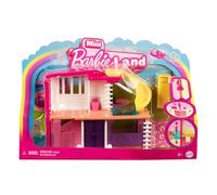 Barbie Coffrets Maison de Poupée Mini-BarbieLand, Comprenant la Maison de Rêve de en Petit Format, Une poupée Surprise de 3,8 cm, du mobilier, des Accessoires, 4 Ans +, HYF47
