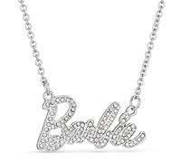 Barbie Collier avec logo en cristal, Zinc