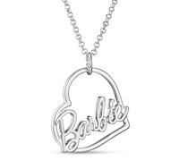 Barbie - Collier c ur script, Zinc