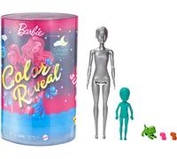 Barbie Color Reveal Coffret Pyjama Party, poupée et Mini-poupée avec Plus de 50 Surprises Dont Figurines Animaux et Accessoires, Jouet pour Enfant, GRK14