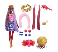 Barbie Color Reveal Glitter ! Poupée aux cheveux changeants, bleu scintillant