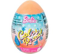 Barbie Color Reveal œuf Surprise Animaux avec 5 éléments mystère, modèle aléatoire, Jouet pour Enfant, GVK58