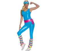 Barbie - Costume "Deluxe" Sport - Femme BN5256 (M) (Bleu/Rose)