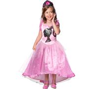 Barbie Costume Princesse Fille de Luxe sous Licence Déguisement Enfants Robe Up