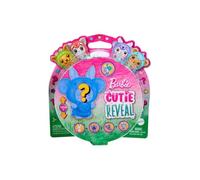 Barbie Cutie Reveal Costume d'animal et accessoires avec 5 surprises dont mini animal de compagnie, changement de couleur et clip