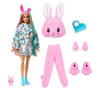Barbie Coffret poupée Cutie Reveal Lapin avec 10 surprises, jouet pour enfant HHG19