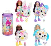 Barbie Cutie Reveal - Poupée Chelsea et accessoires, série Color Dream en peluche avec 6 surprises, y compris changement de couleur (les styles peuvent varier)