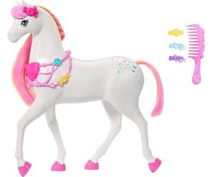 Barbie dans Casse-Noisette™ Cheval du Pays des Douceurs | Avec cheveux colorés parfumés, peigne et accessoires parfumés bonbon, JLW55