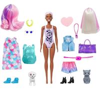 Barbie Poupée Day-to-Night Color Reveal – 25 surprises, transformation jour-nuit