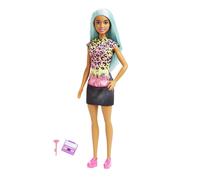 Barbie Doll & Accessories, Career Makeup Artist Doll with Palette and Brush, HKT