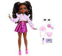Barbie Dream Besties 'Brooklyn' Poupée brune articulée et accessoires sur le thème de la danse, JKP51