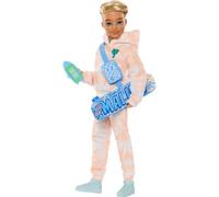Barbie Dream Besties Doll and Accessories Ken Posable Fashion Doll avec des modes amovibles et des cheveux blonds 9 Summer & Skateboard