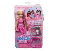Barbie Dream Besties 'Malibu' Poupée articulée blonde et accessoires de maquillage, JKP50