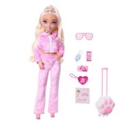 Barbie Poupée Malibu Dream Besties W nd d’Évasion vêtements amovibles et 7 accessoires JMV16