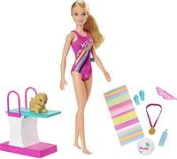 Mattel Poupée Barbie Dreamhouse Adventures Swim 'n' Dive 30 cm Accessoires