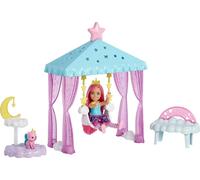 Barbie Dreamtopia Chelsea Small Doll and Accessories, Playset with Gazebo Swing,